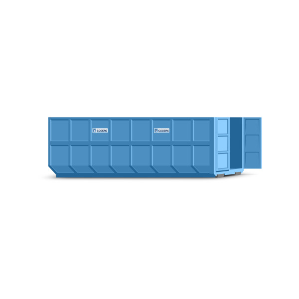 30 cbm Abrollcontainer für EPS-/Styropor-Dämmung